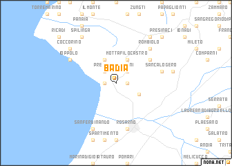 map of Badia