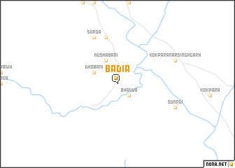 map of Bādia