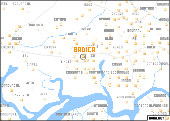 map of Badica