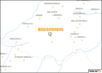 map of Bād-i-Dramand