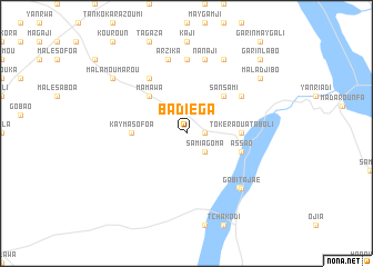 map of Badiéga