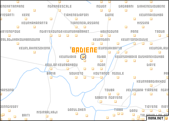 map of Badiene