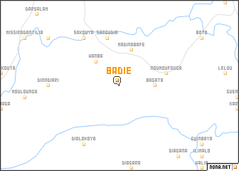 map of Badié