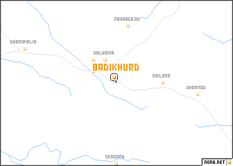 map of Badi Khurd