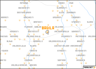 map of Bădila