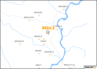 map of Badile
