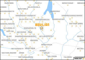 map of Badīlīān