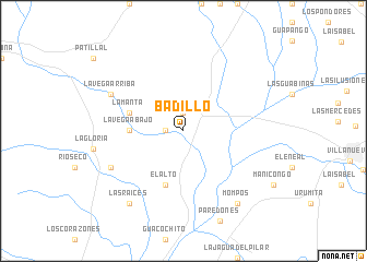 map of Badillo