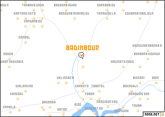map of Badimbour