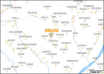 map of Badimo