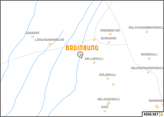 map of Badin Bund