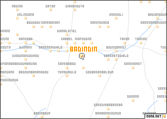 map of Badindin