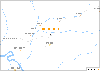 map of Badingale