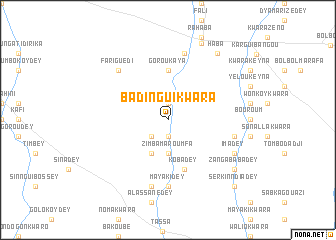 map of Badingui Kwara