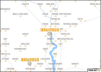 map of Badinogo
