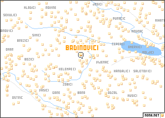 map of Badinovići