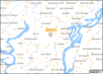 map of Badīn