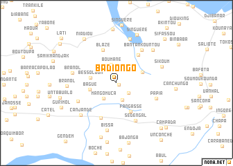 map of Badiongo