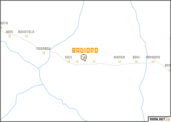 map of Badioro