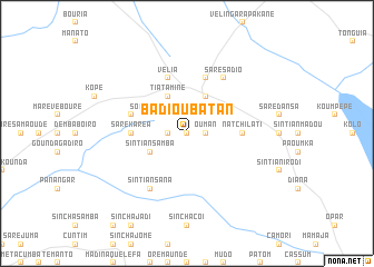 map of Badiou Batan