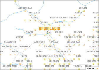 map of Bădîrlegiu