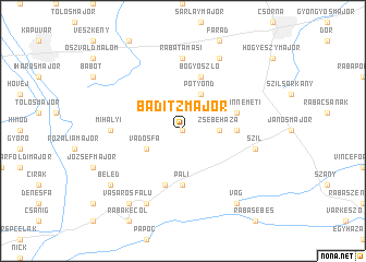 map of Baditzmajor