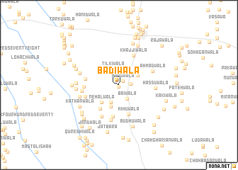 map of Badiwāla