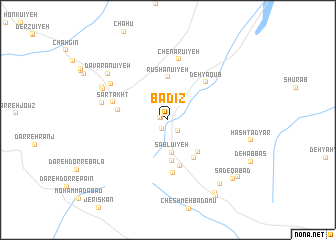 map of Bādīz