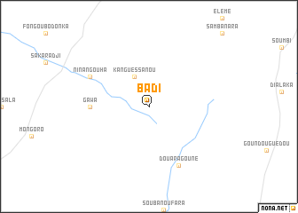 map of Badi