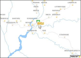 map of Badi