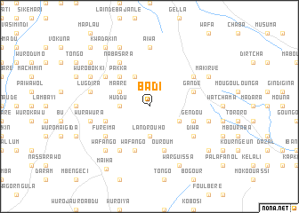 map of Badi