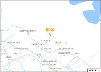 map of Bādī