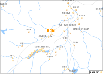 map of Badī