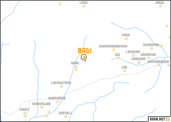 map of Bādi