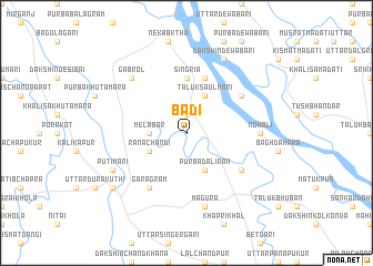 map of Badi