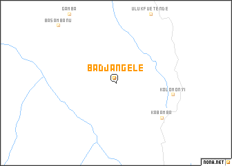 map of Badjangele