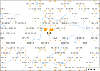 map of Badja