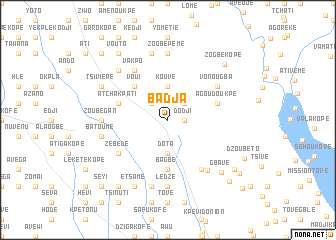 map of Badja