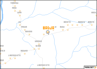 map of Badja