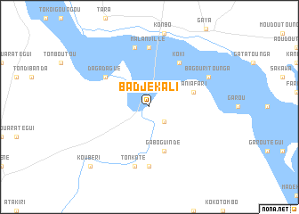 map of Badjékali