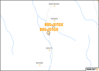 map of Badjenge