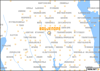 map of Badjénopé