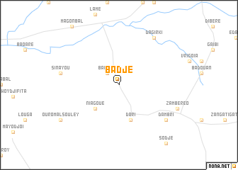 map of Badjé