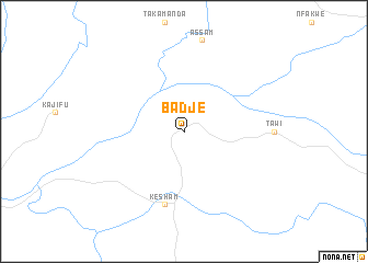 map of Badje