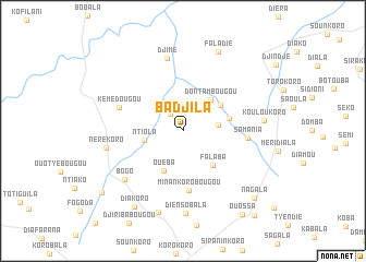 map of Badjila