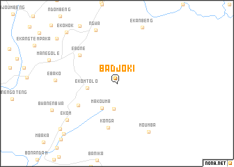 map of Badjoki