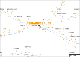 map of Bad Jungbrunn