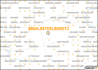 map of Bad Klosterlausnitz