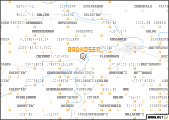 map of Bad Kösen