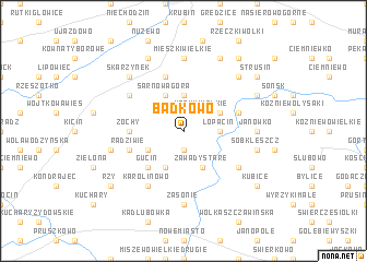 map of Bądkowo
